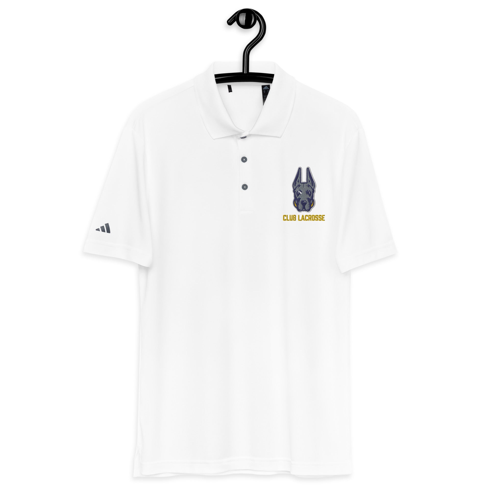 UAlbany Adidas performance polo shirt