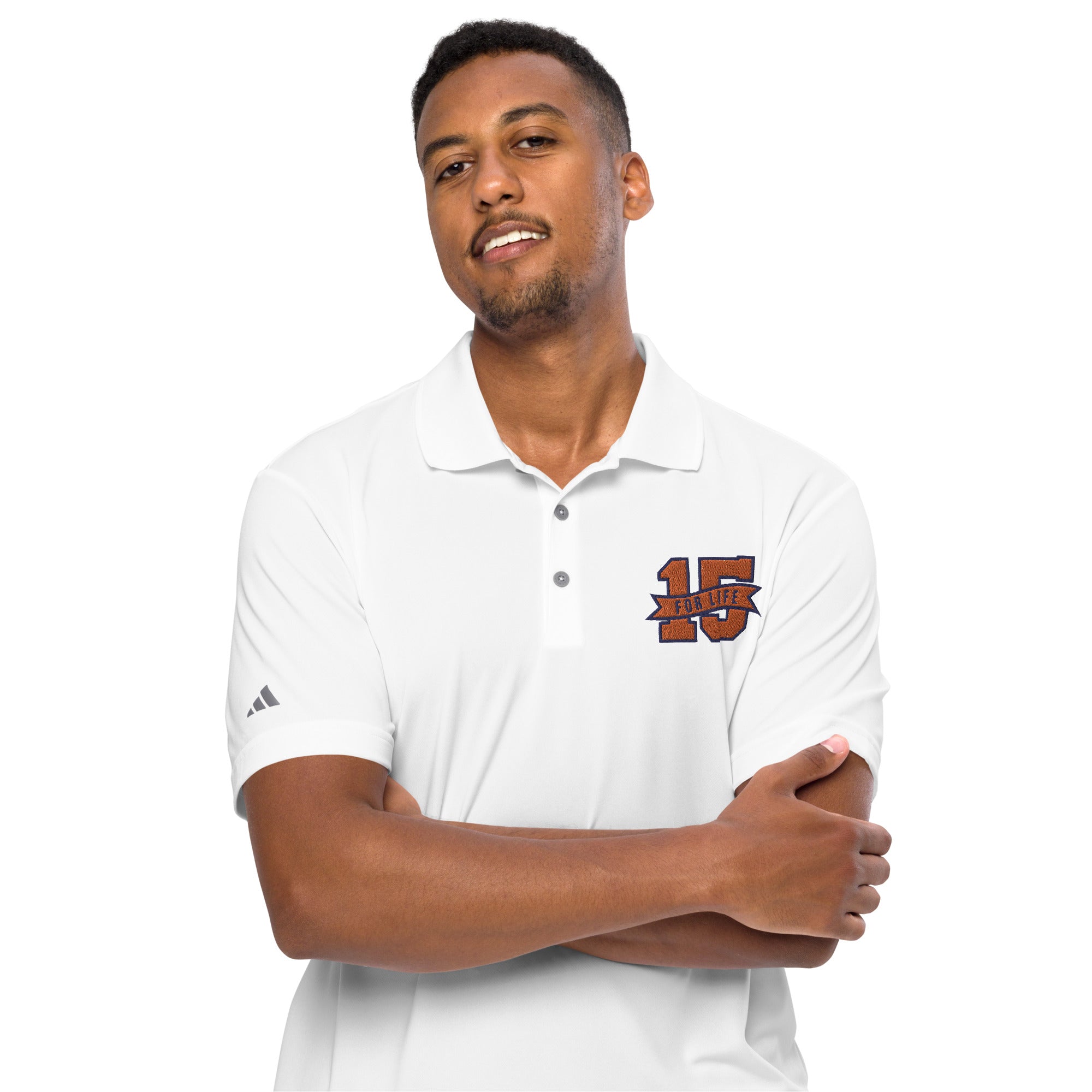 15 For Life Adidas Performance Polo