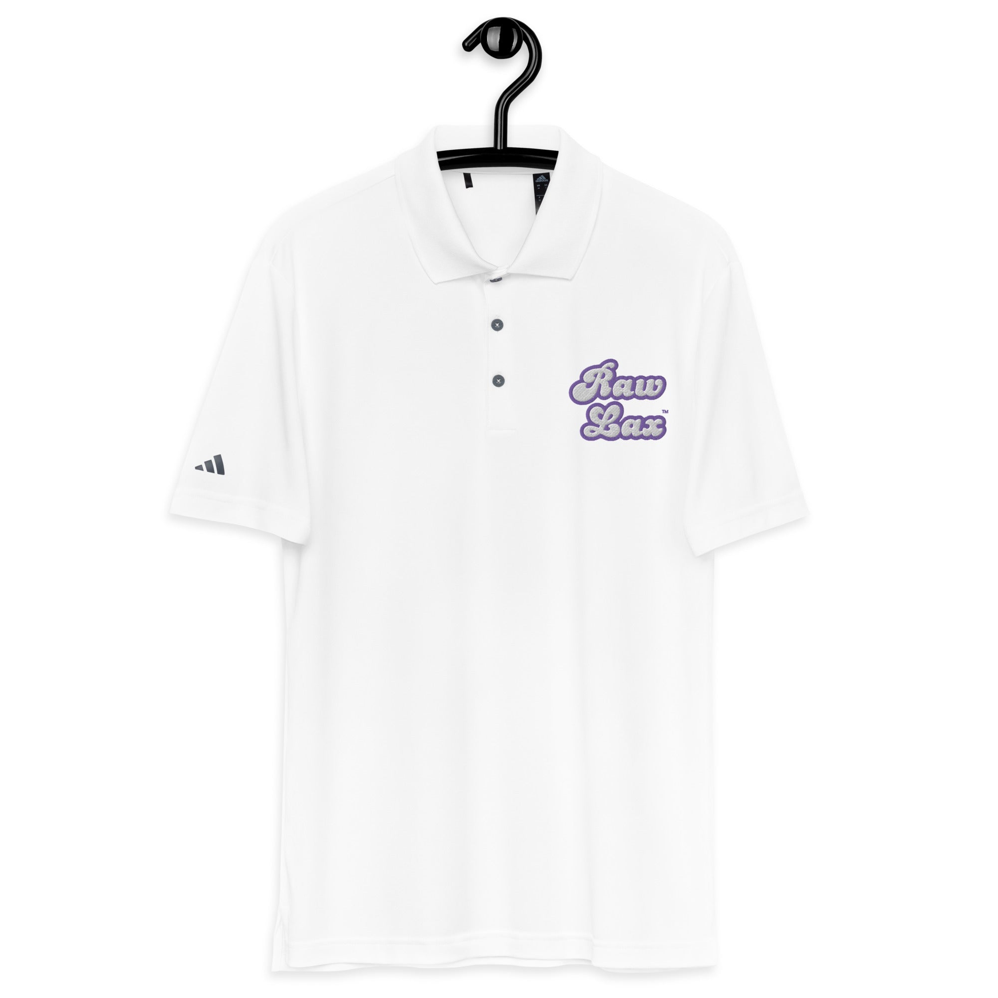 Raw Lax Adidas performance polo shirt