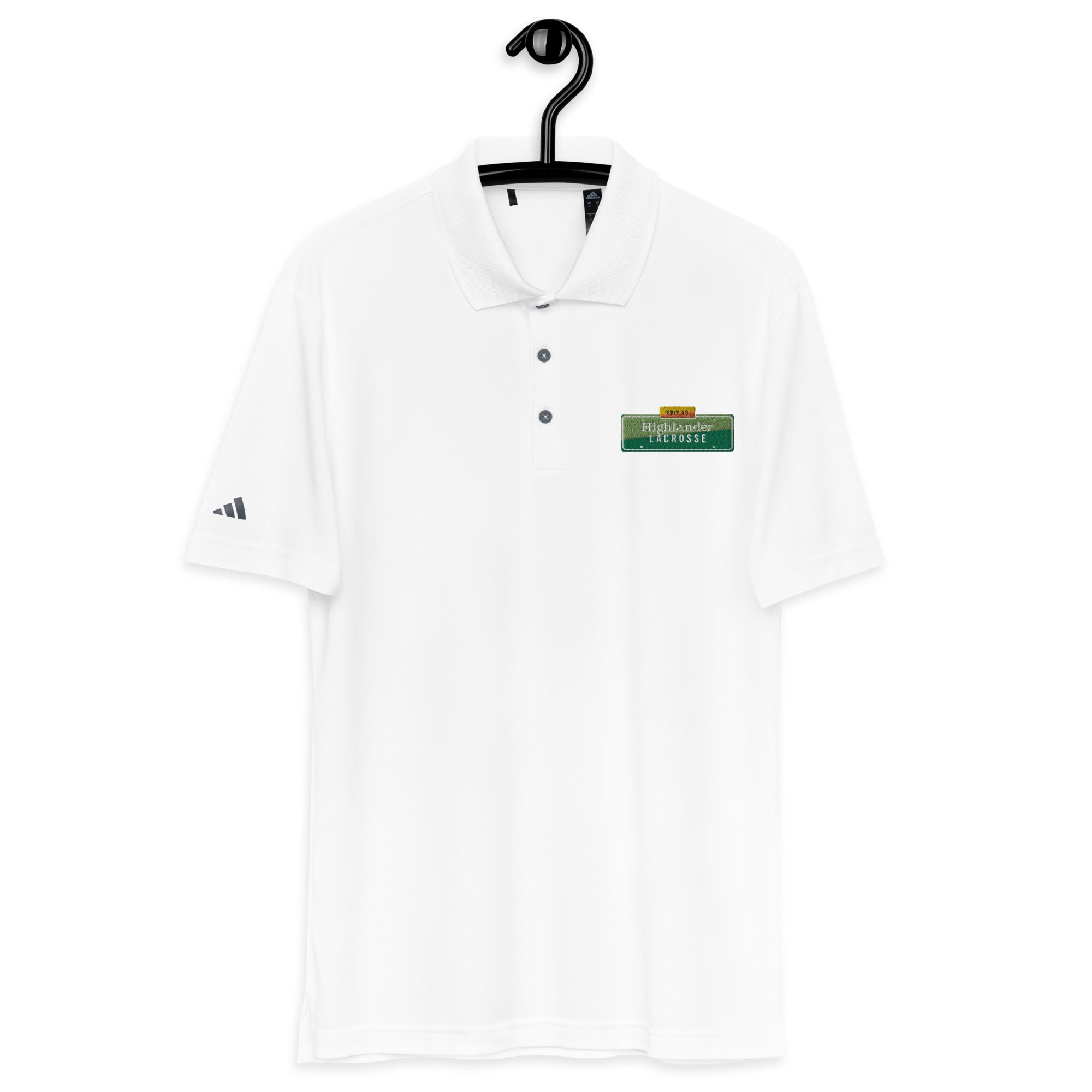 Exit 10 Highlander Adidas performance polo shirt