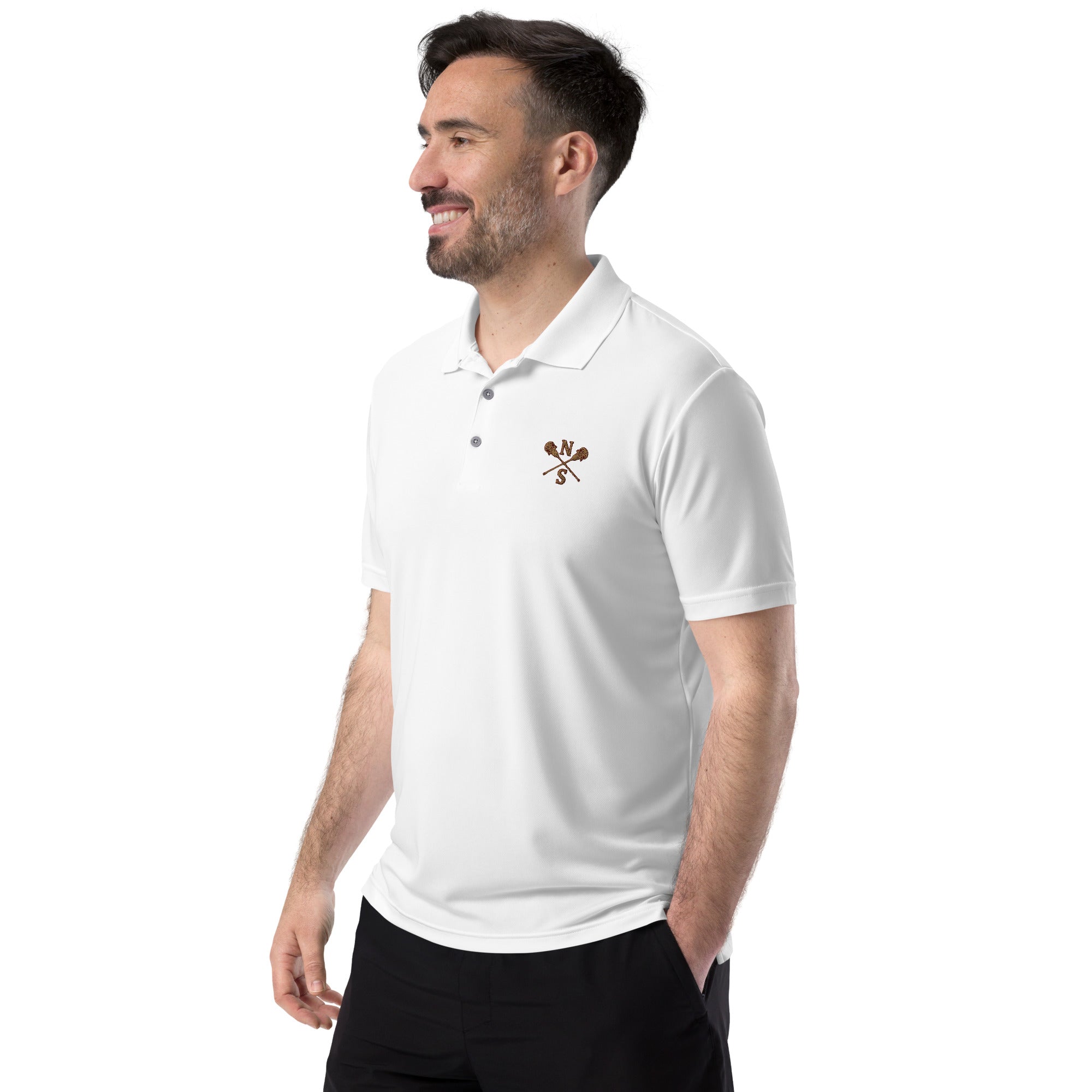 N-S Adidas performance polo shirt (Girls Logo)