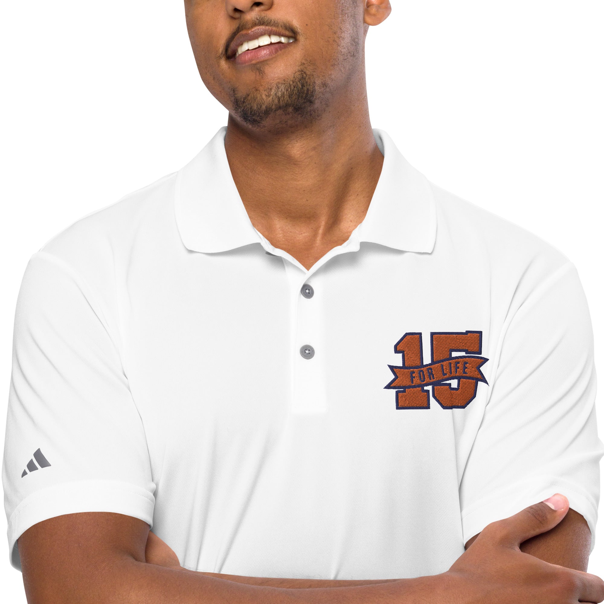 15 For Life Adidas Performance Polo