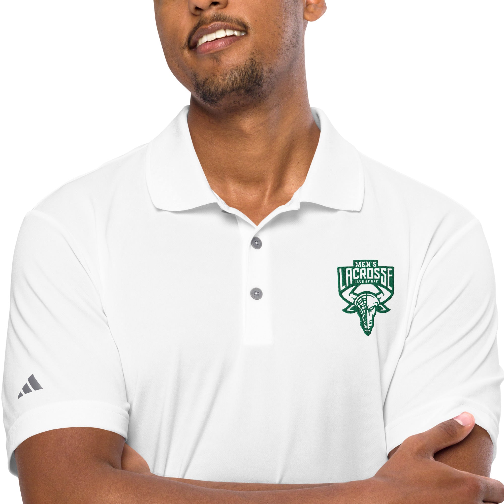 USF Adidas performance polo shirt