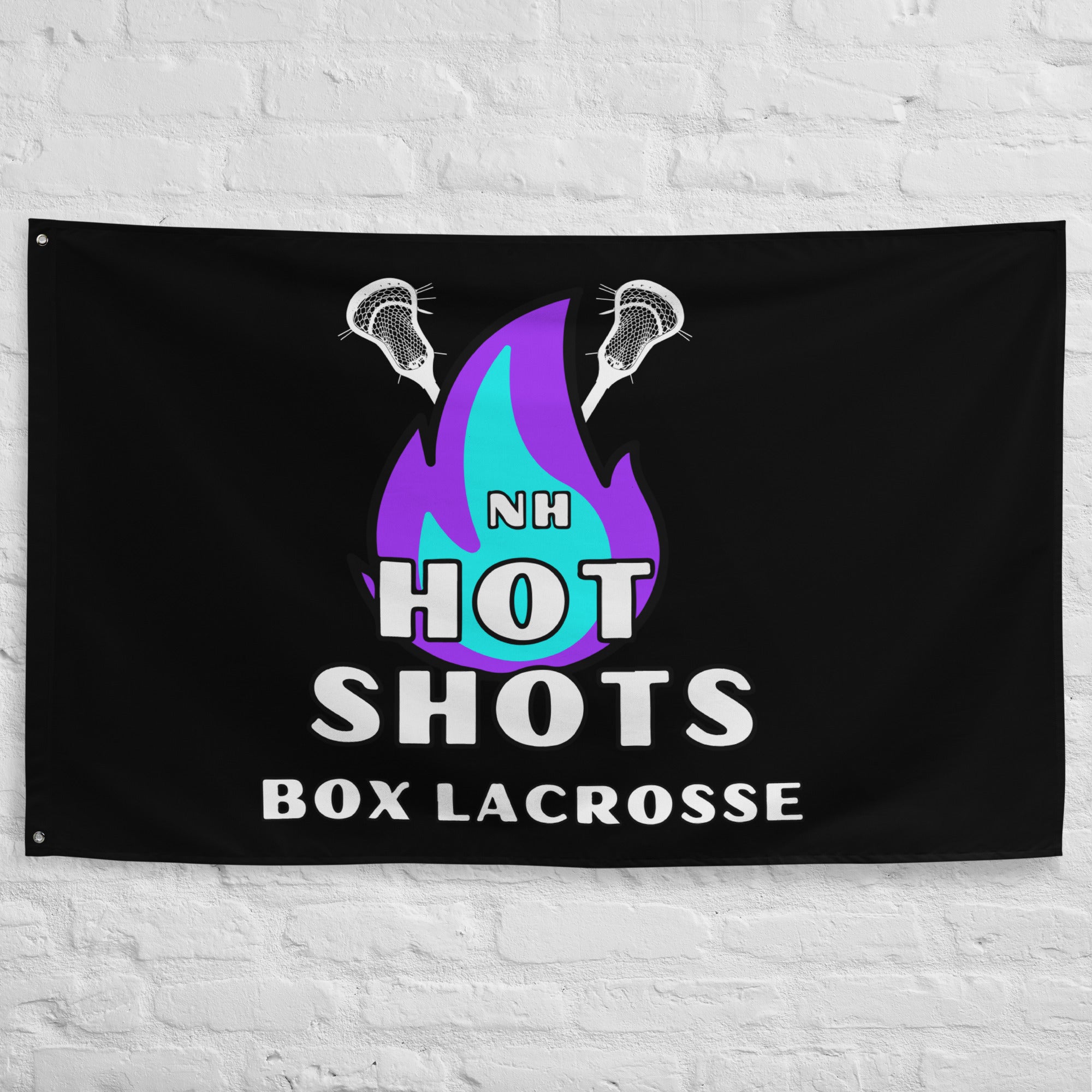 NH Hot Shots Box Flag