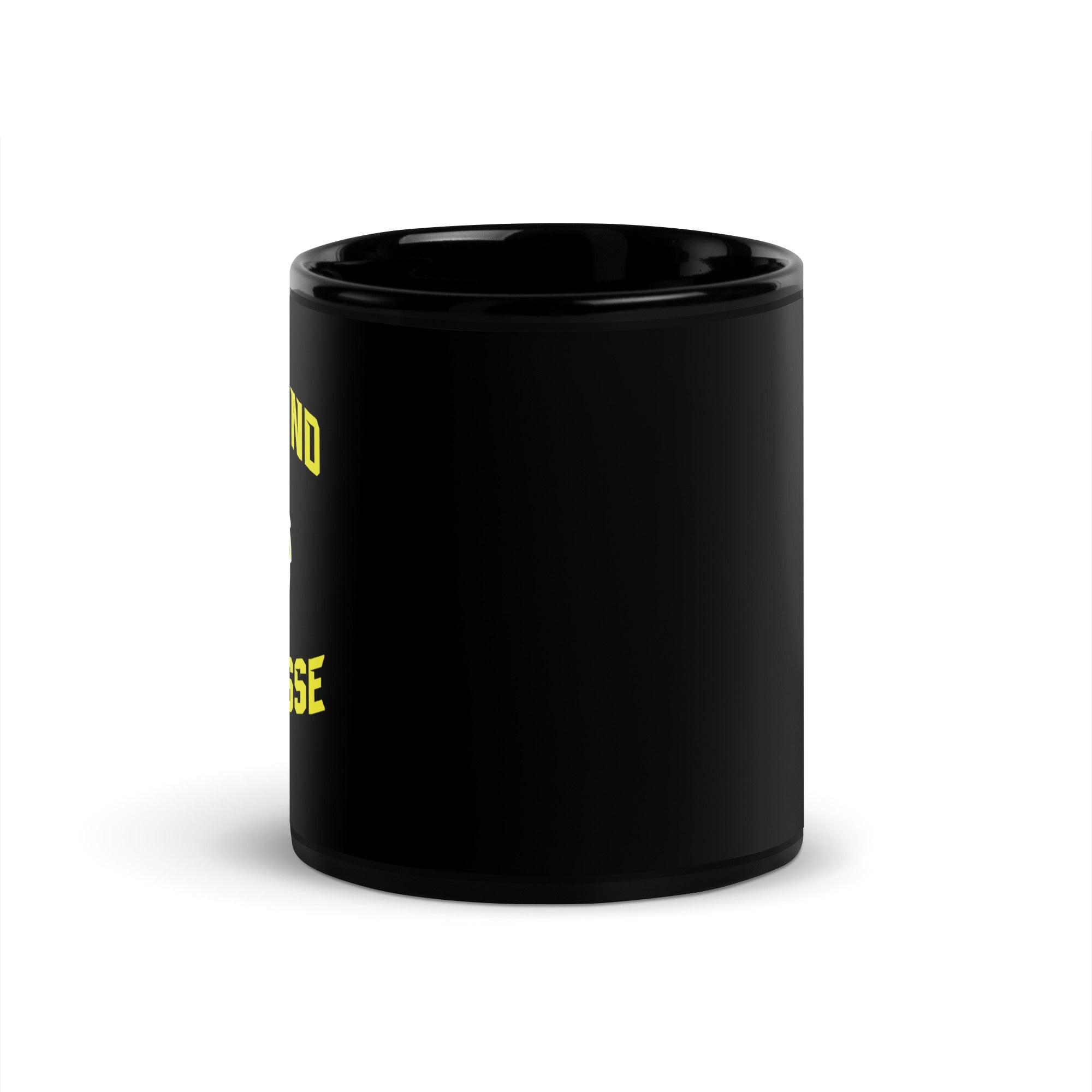 Highland Black Glossy Mug