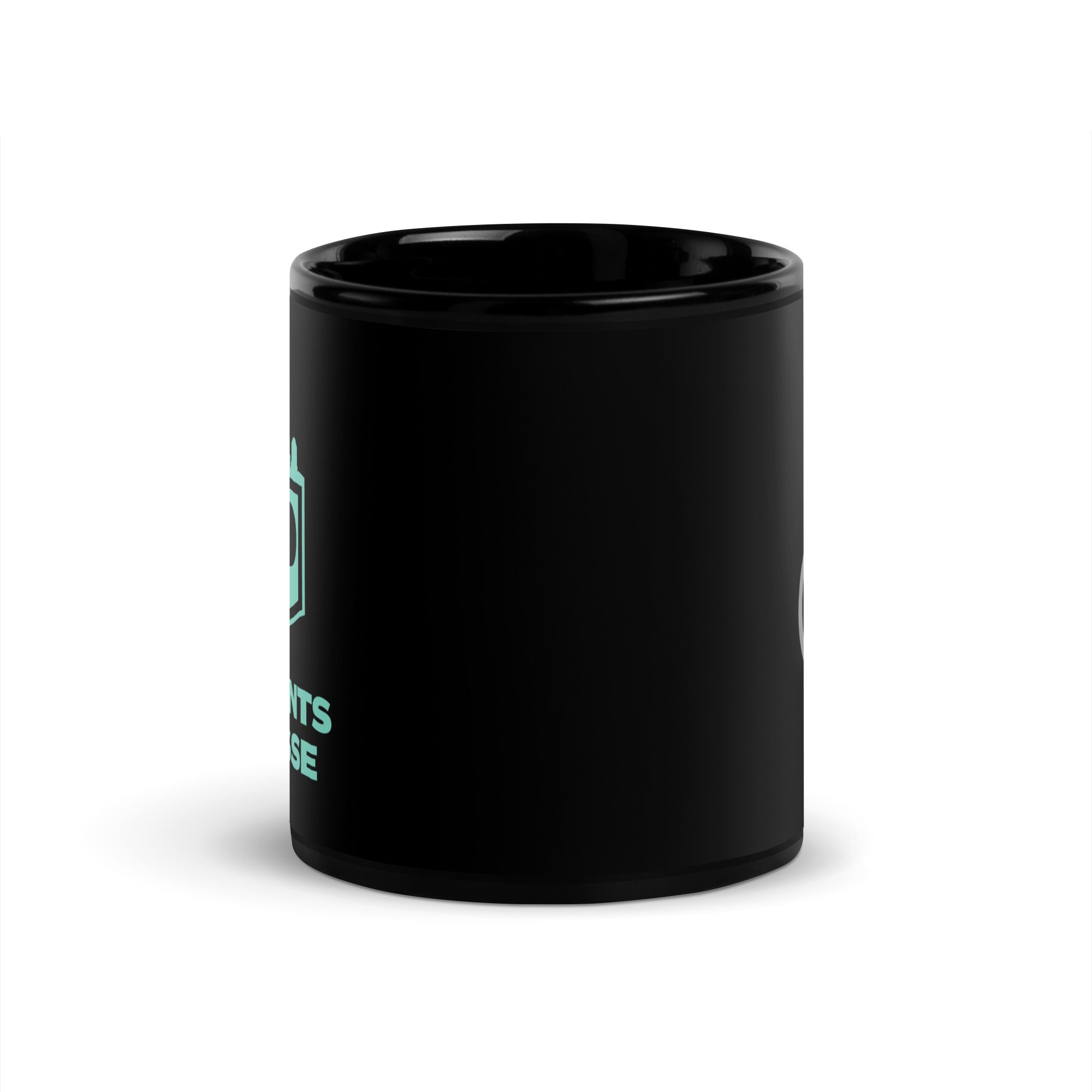 5P Black Glossy Mug