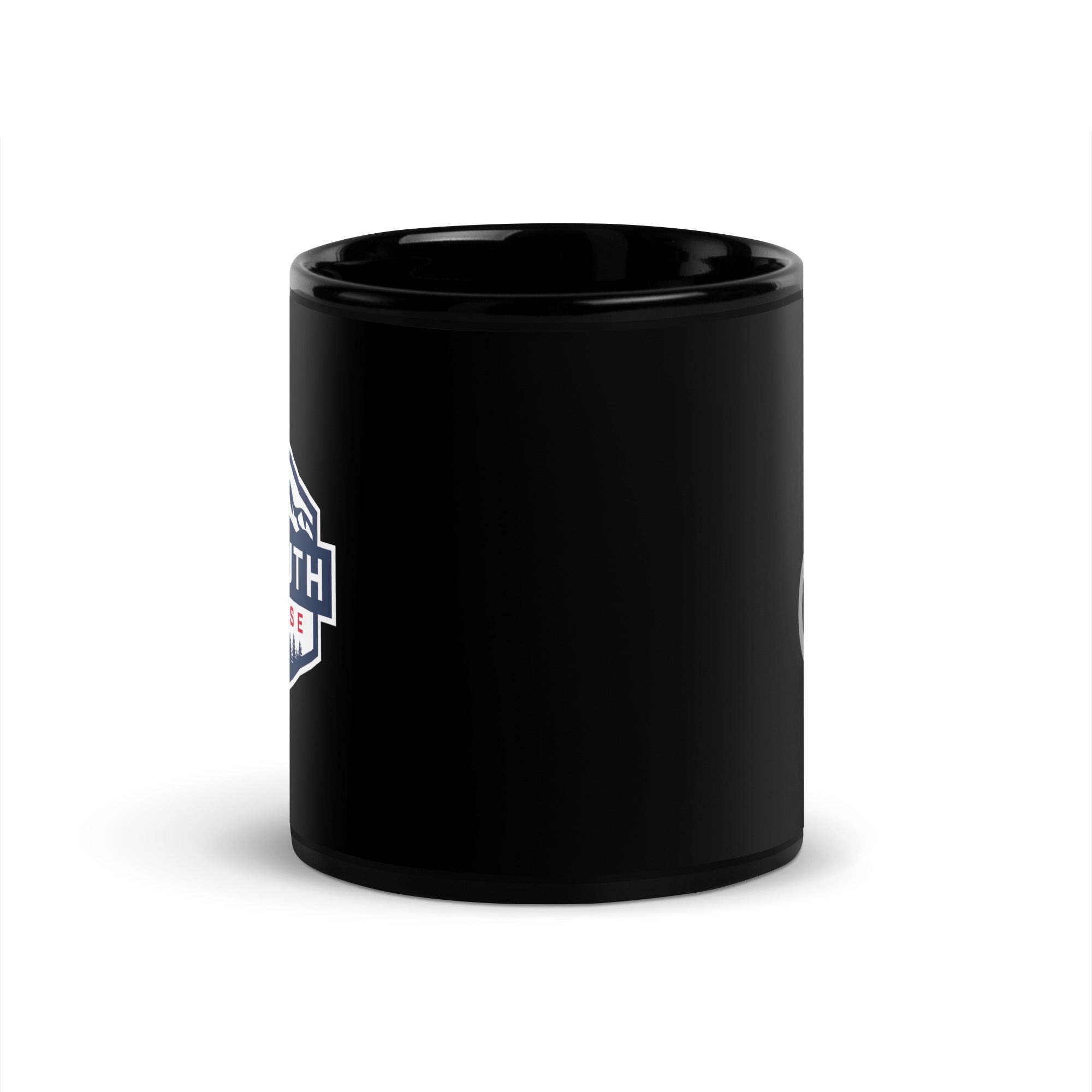 Plymouth Black Glossy Mug