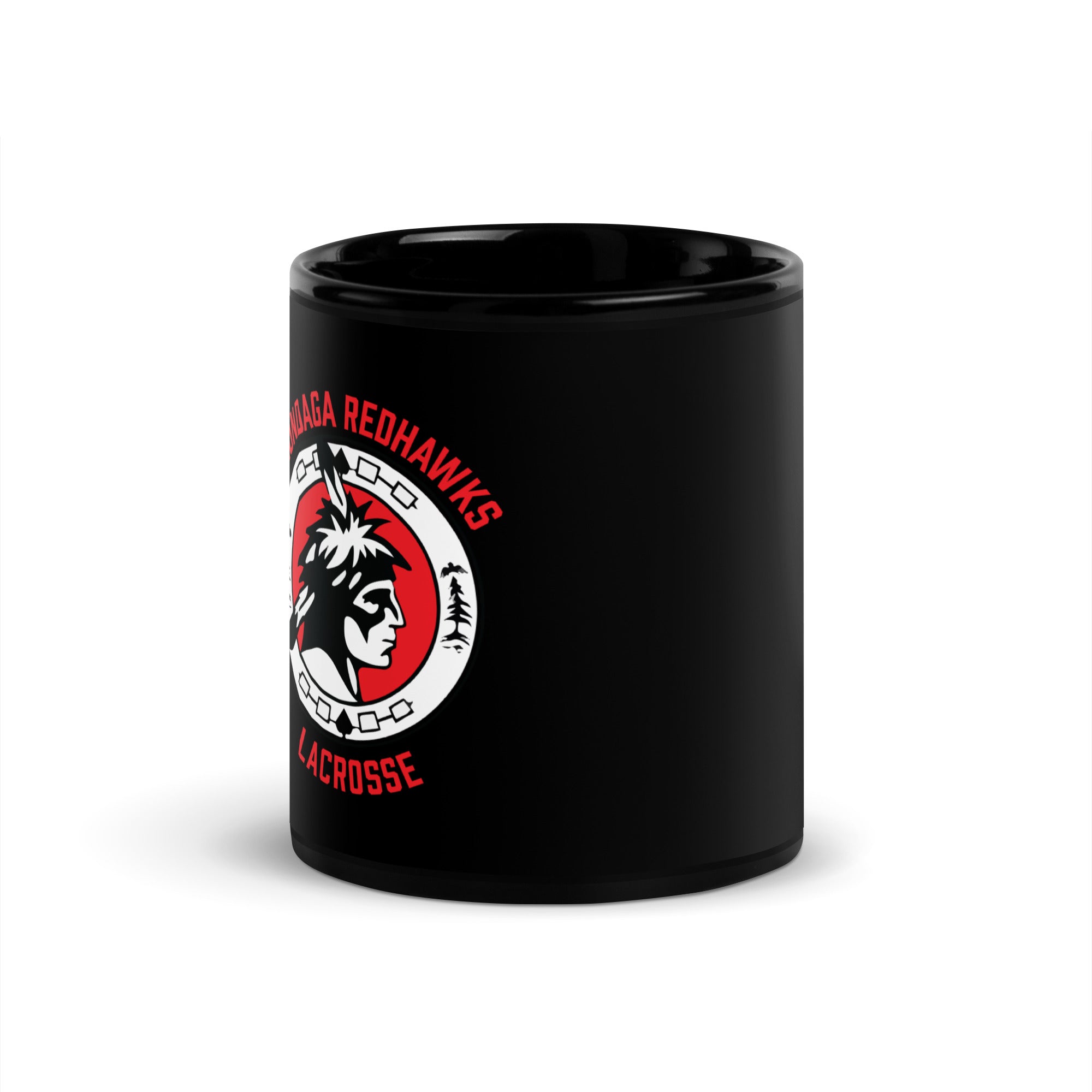 Redhawks Black Glossy Mug