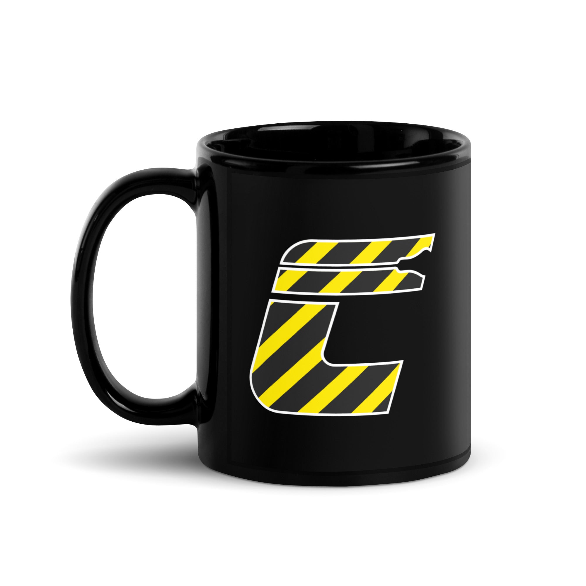 Construct Black Glossy Mug