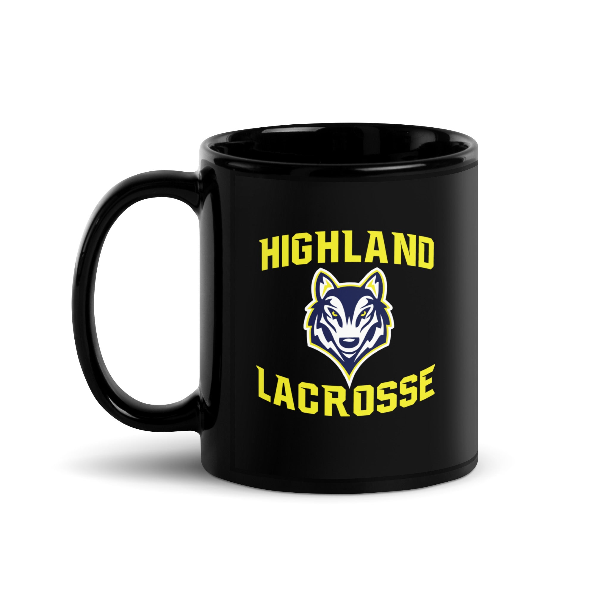 Highland Black Glossy Mug