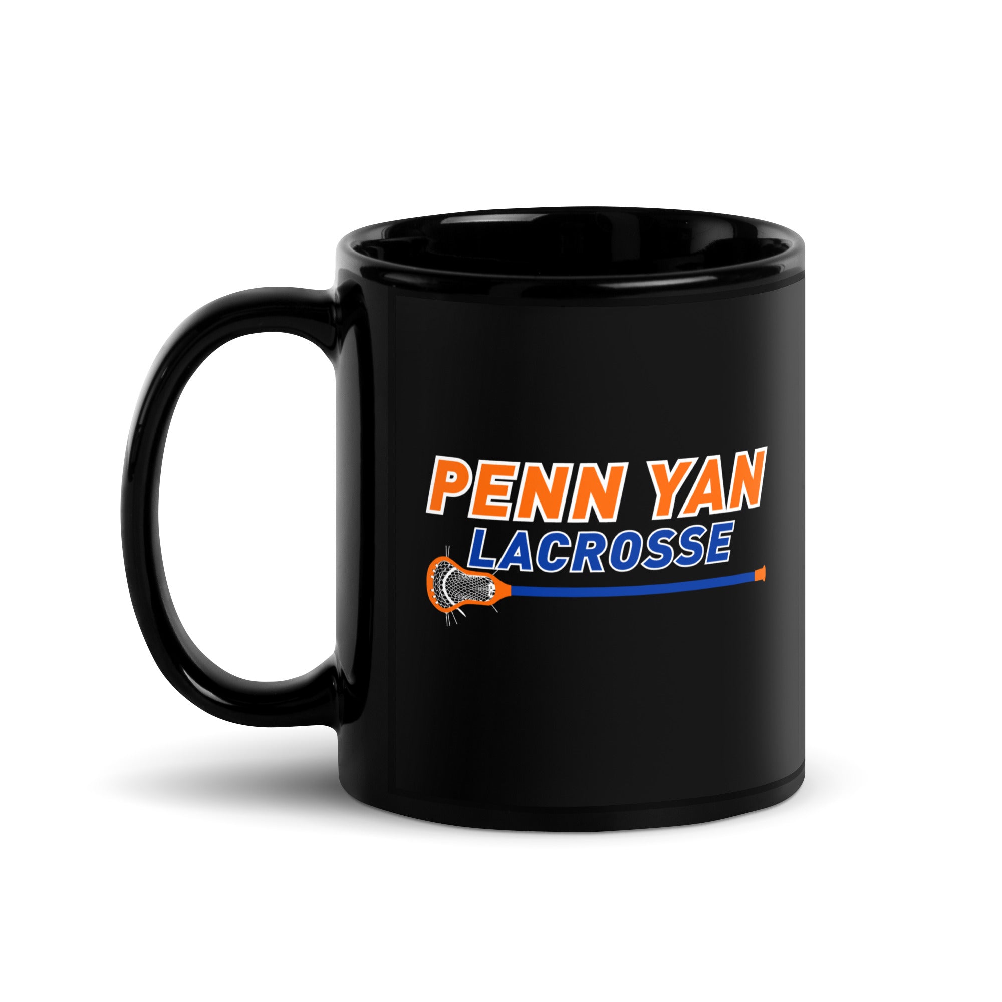 Penn Yan Black Glossy Mug