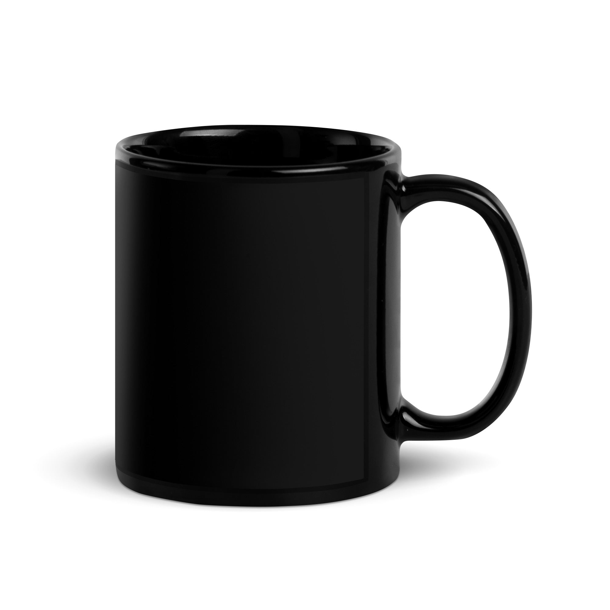 Franklin Black Glossy Mug