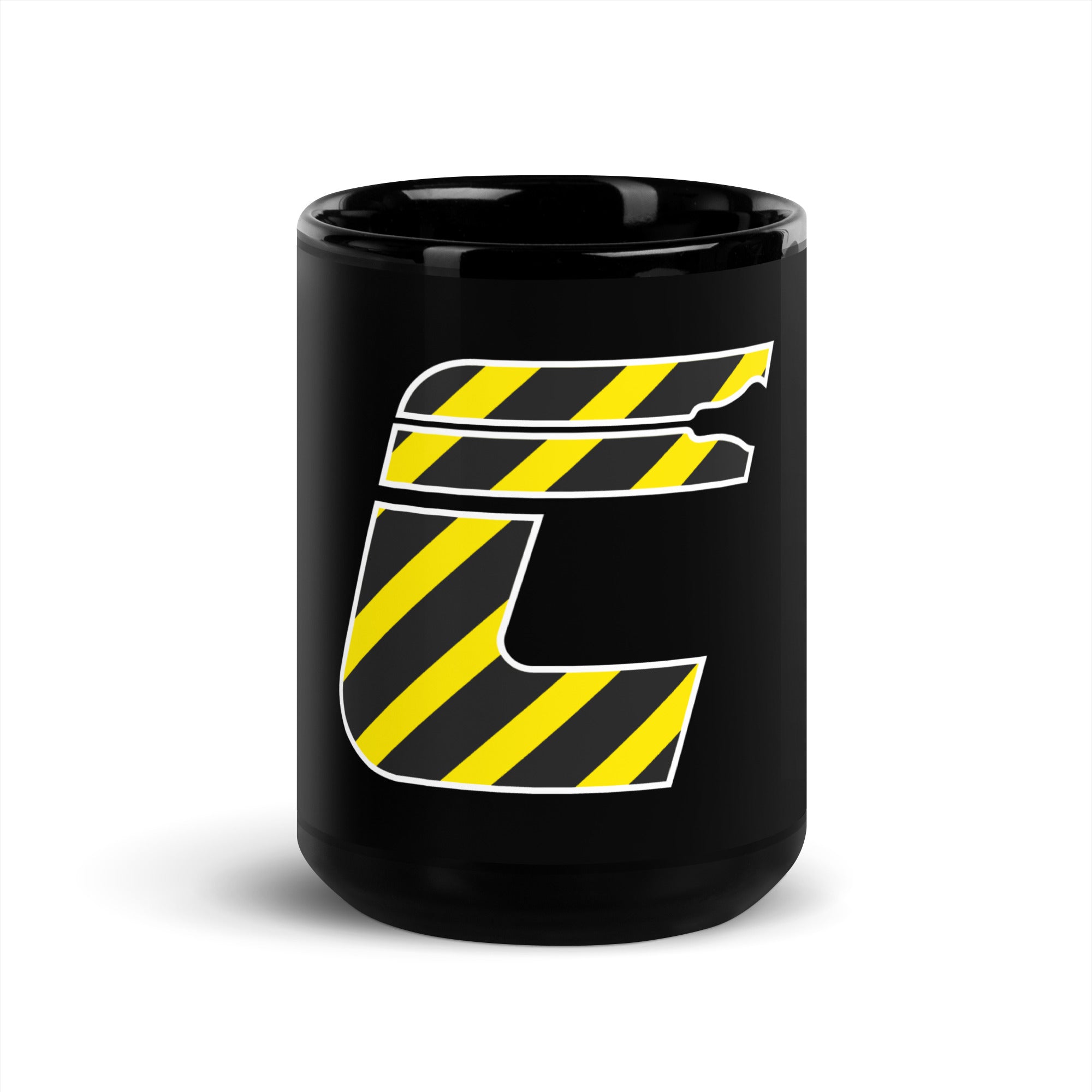 Construct Black Glossy Mug