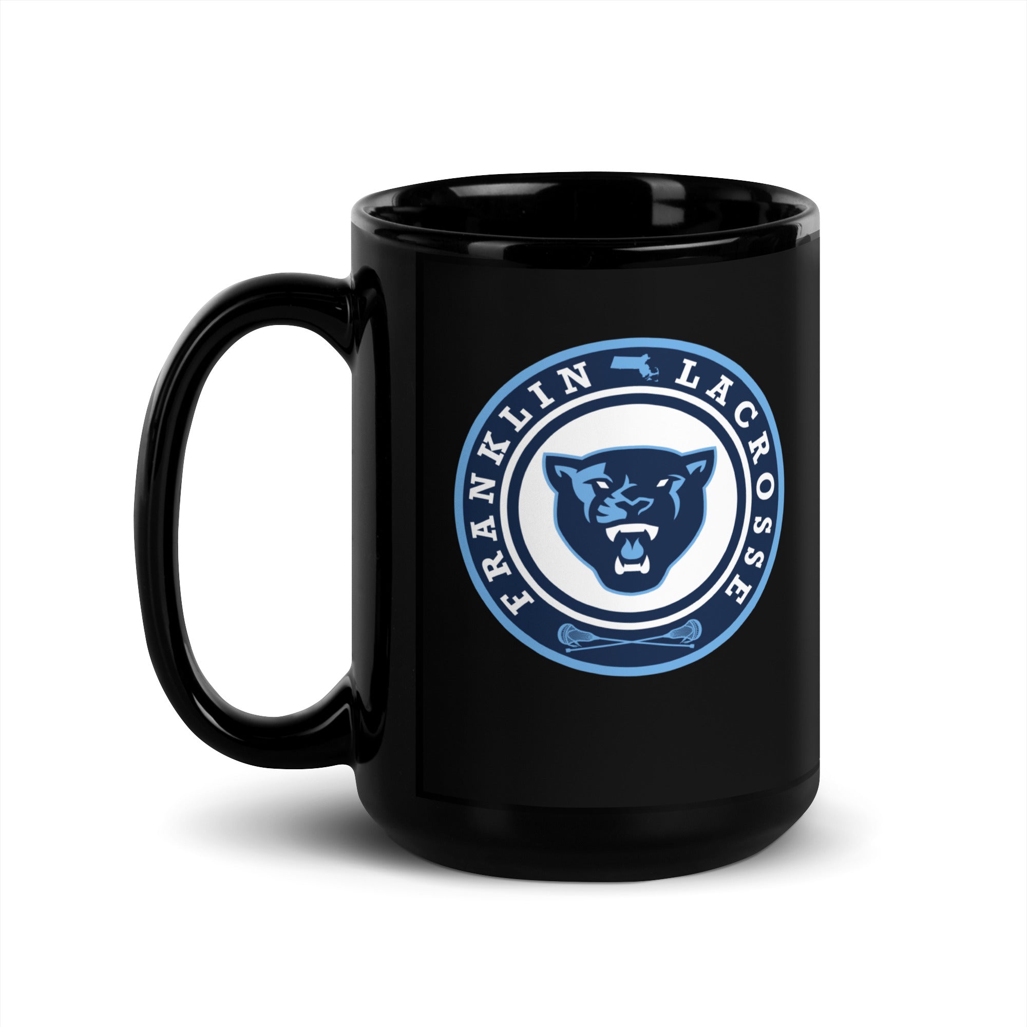 Franklin Black Glossy Mug