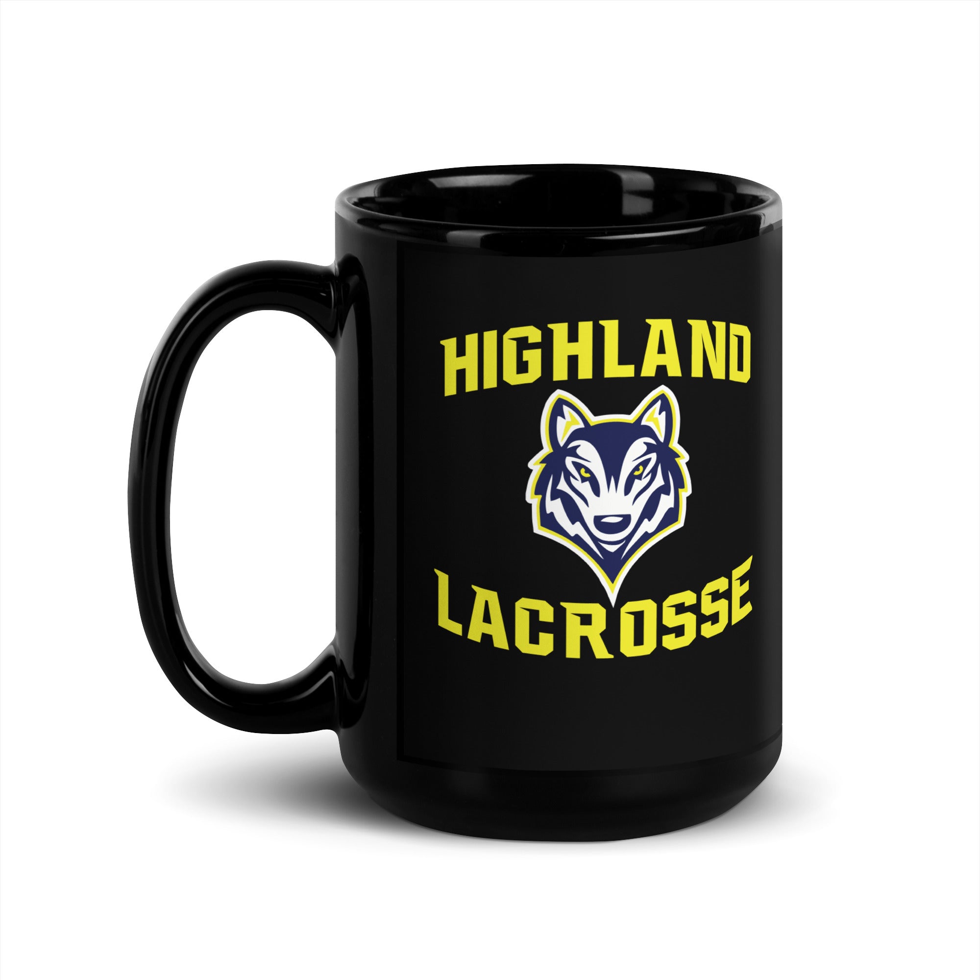 Highland Black Glossy Mug