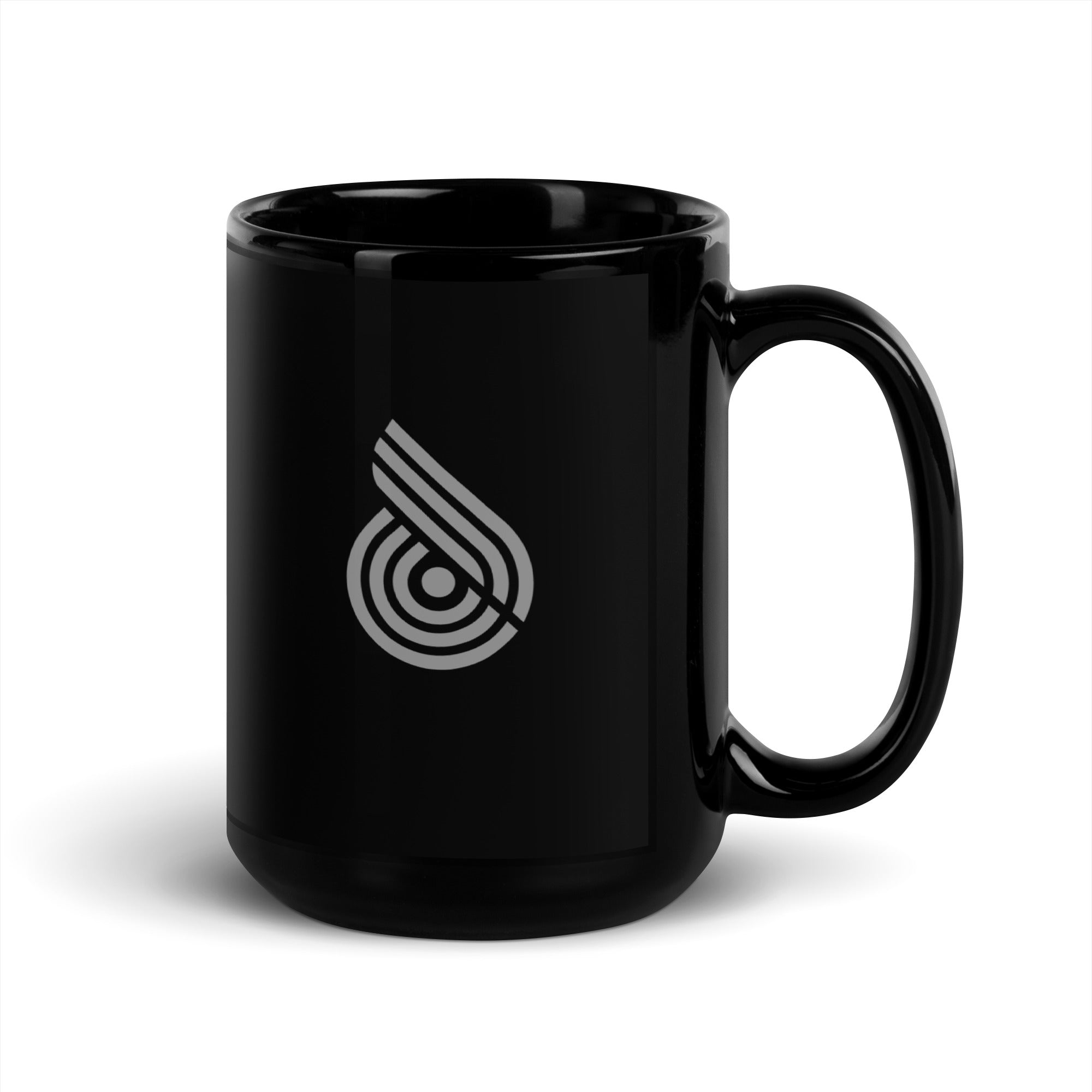 Plymouth Black Glossy Mug