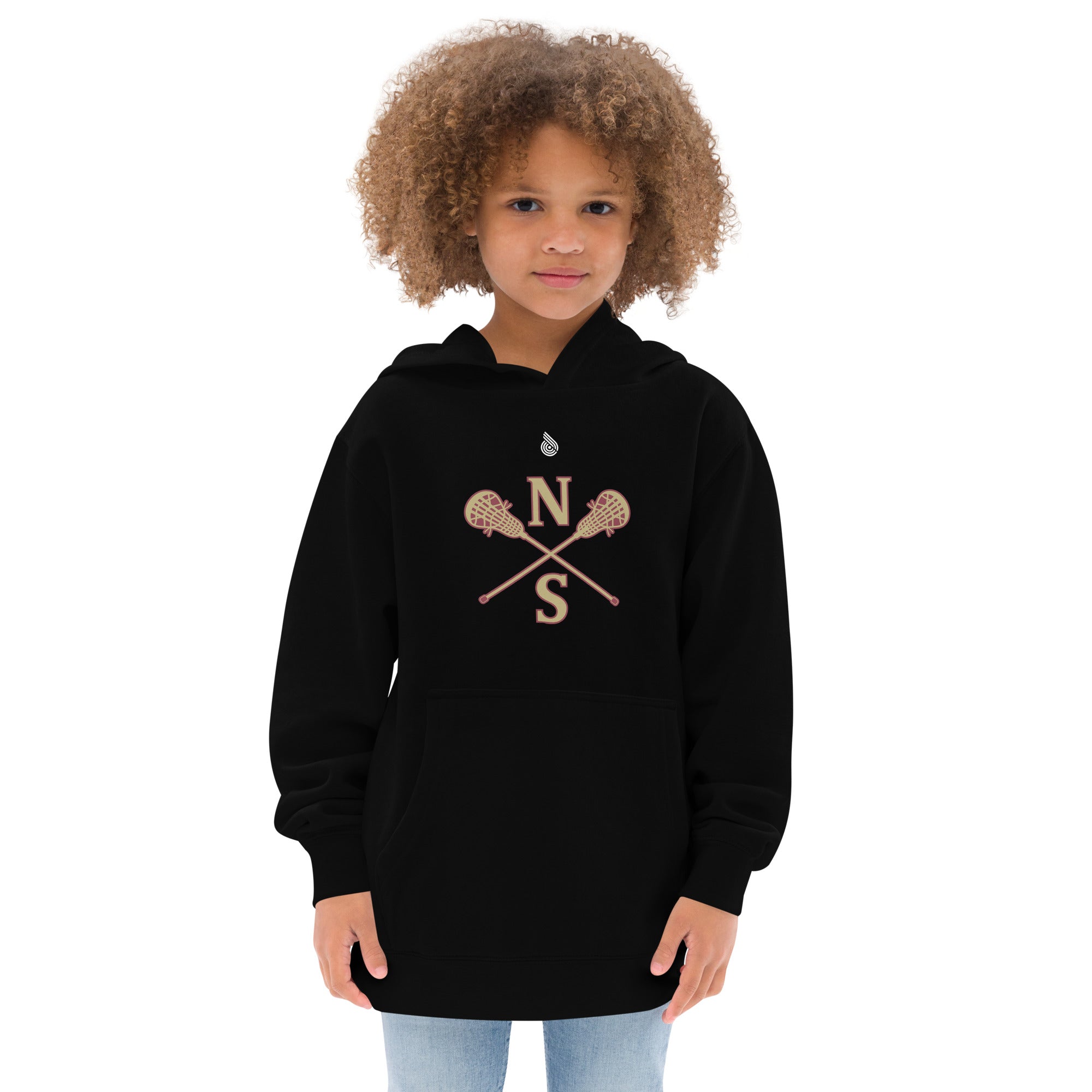 N-S Kids fleece hoodie (Girls Logo)