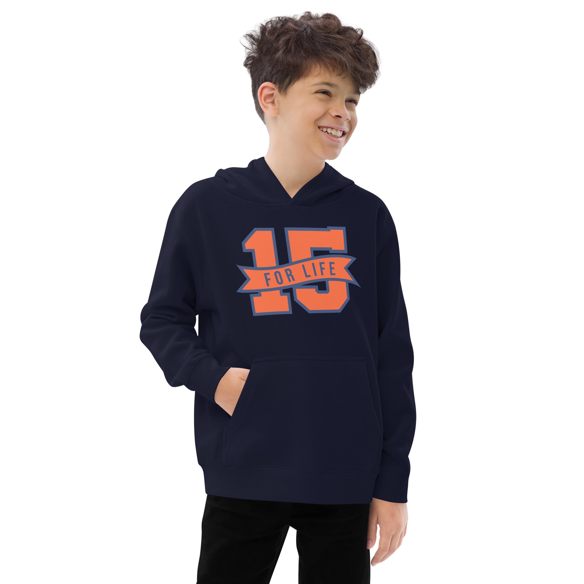 15 For Life Youth Fleece Hoodie