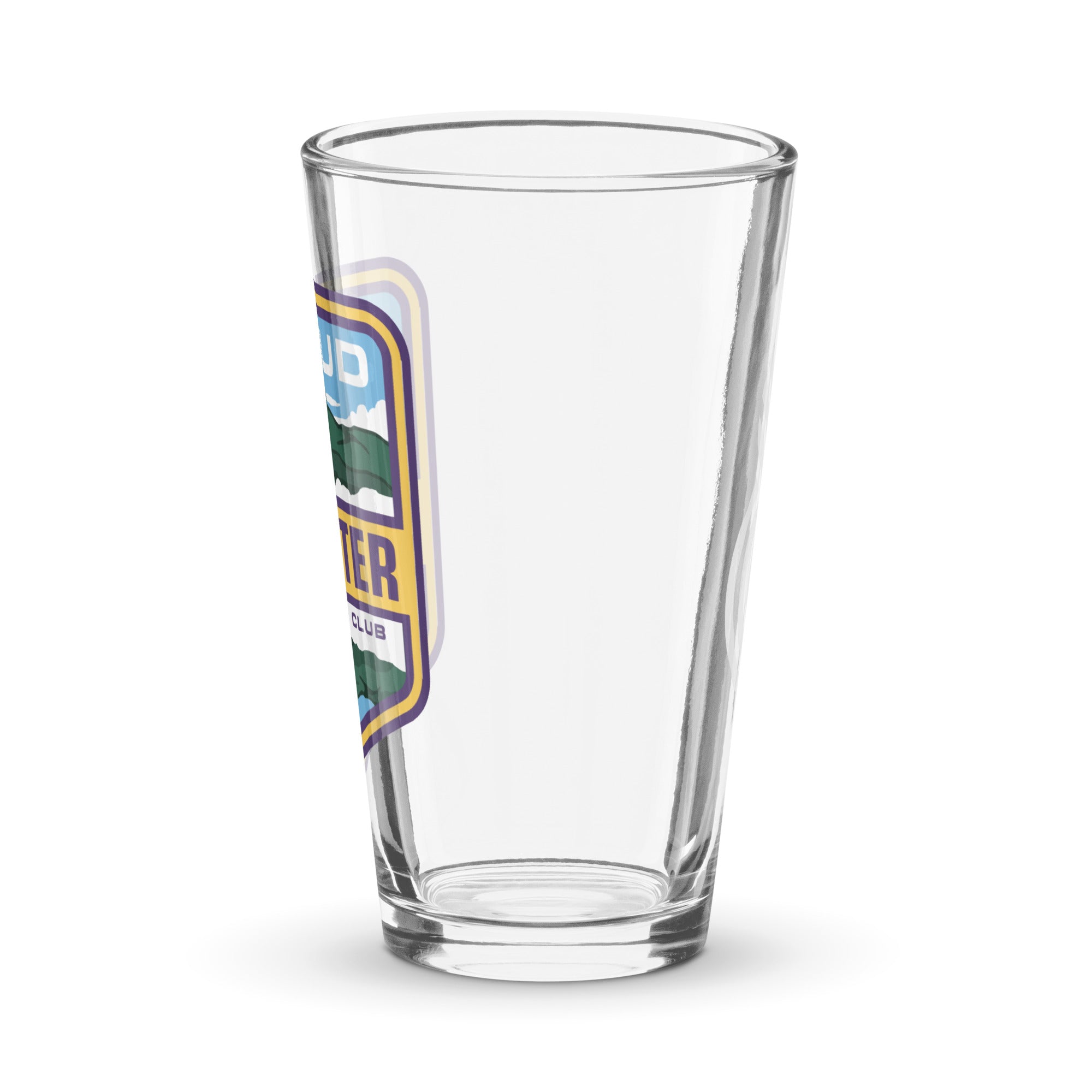 Cloud Splitter Shaker Pint Glass