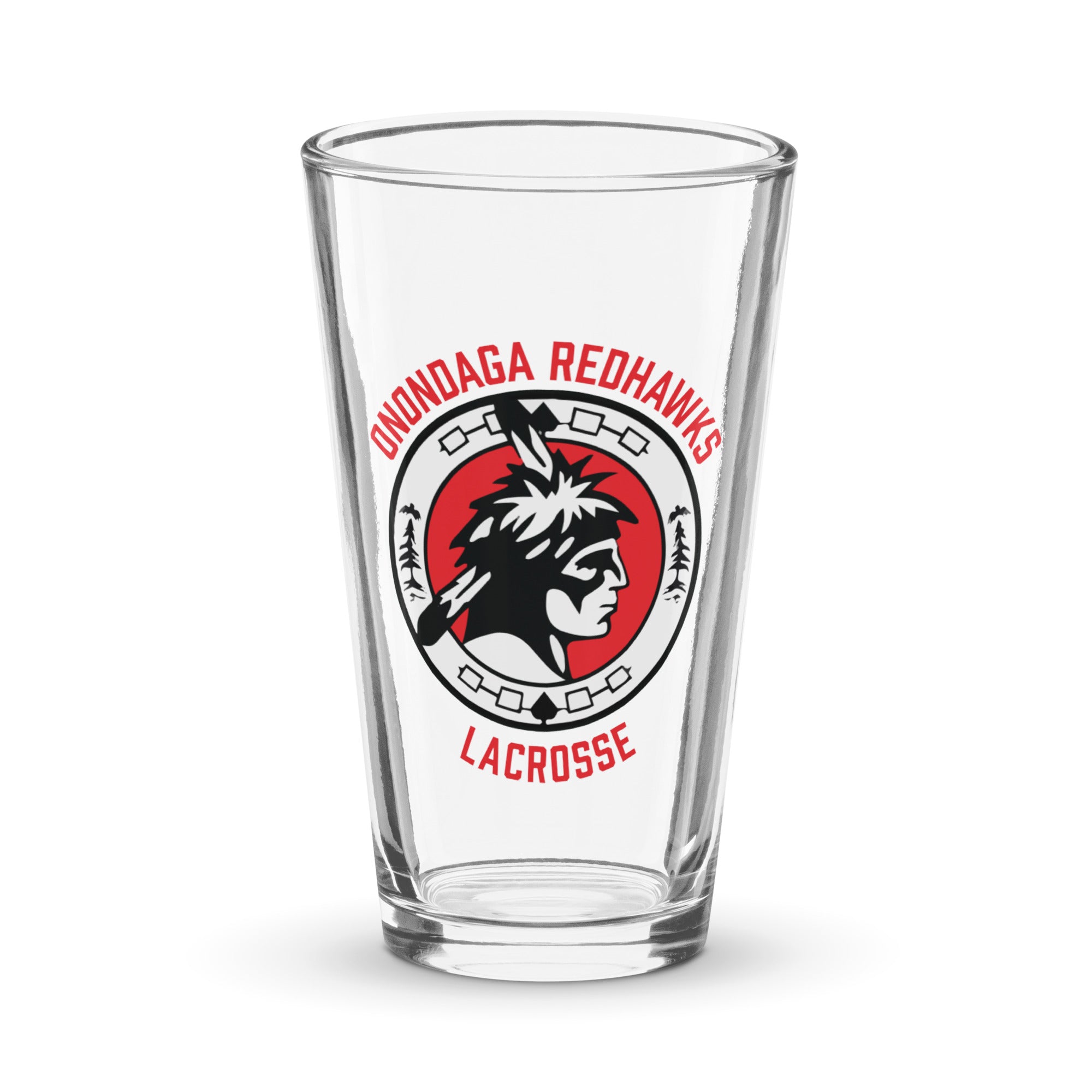 Redhawks pint glass