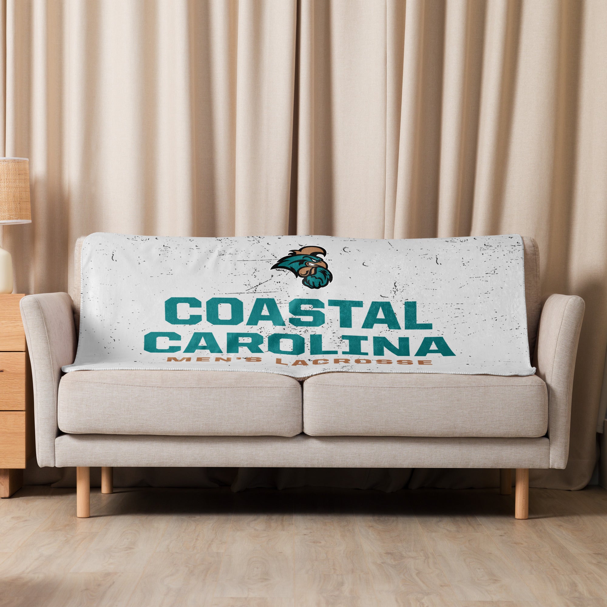 Coastal Carolina Sherpa blanket