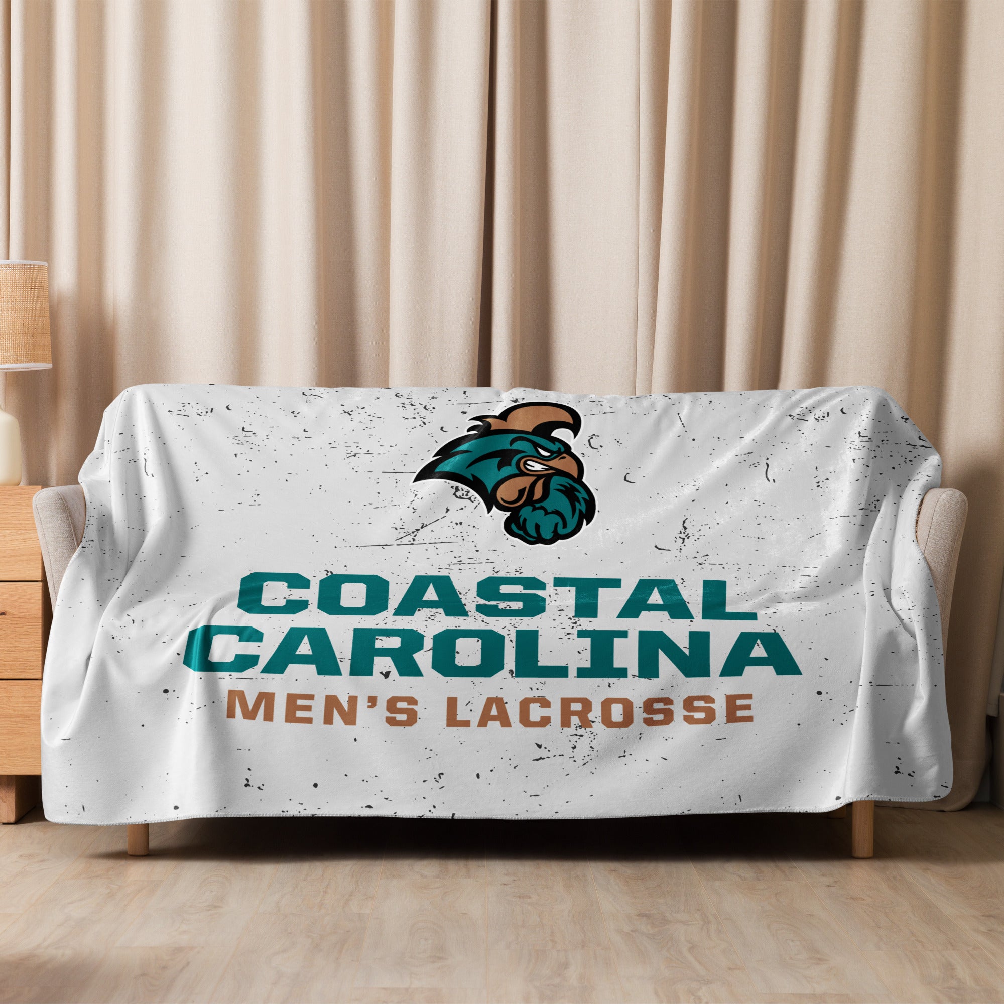 Coastal Carolina Sherpa blanket