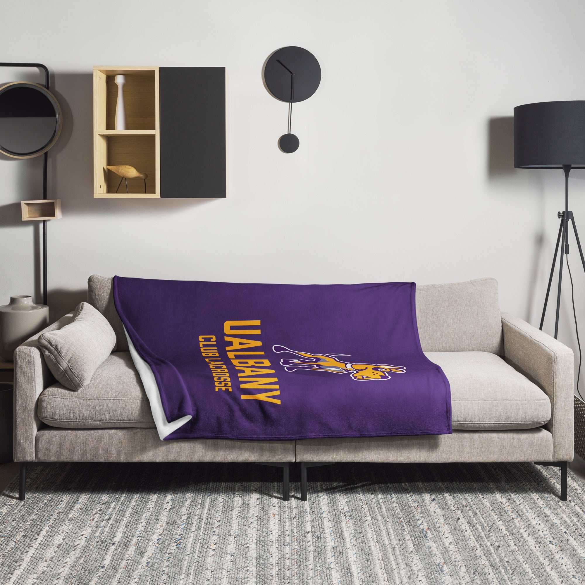 UAlbany Throw Blanket