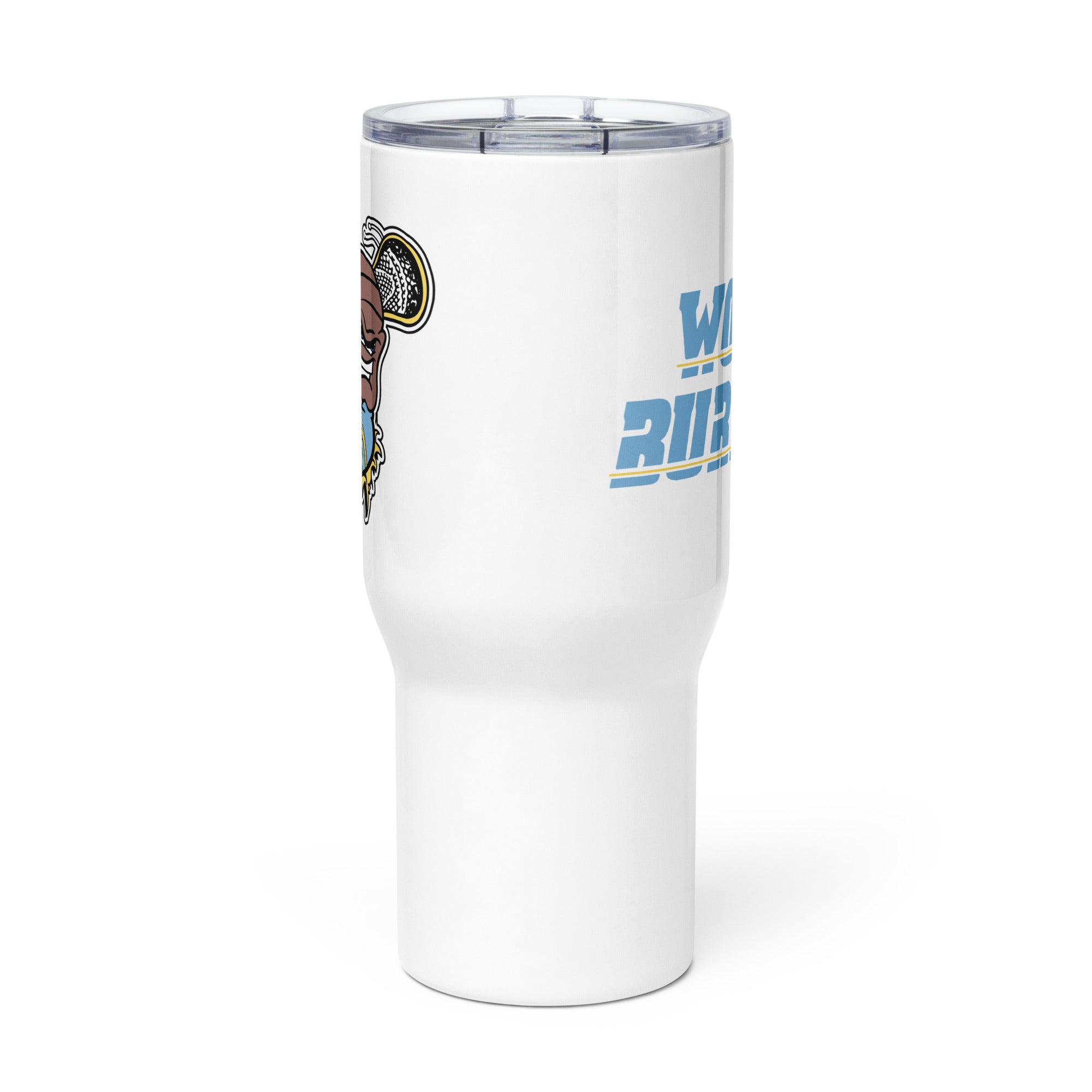 Worm Burners Travel mug with a handle