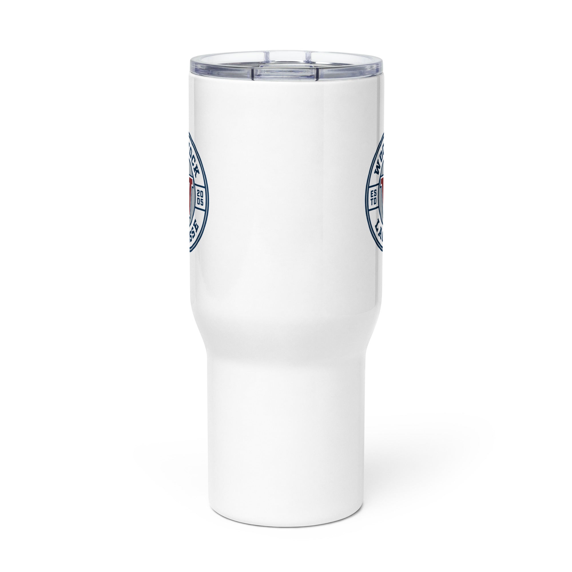 Woodstock Travel mug with a handle