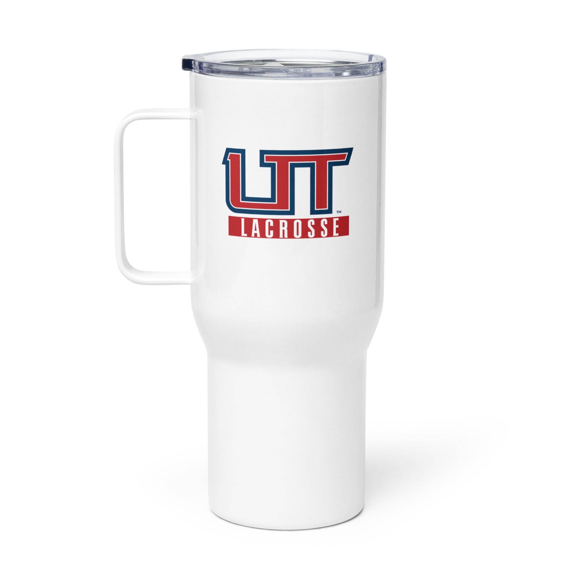 UT Travel mug with a handle