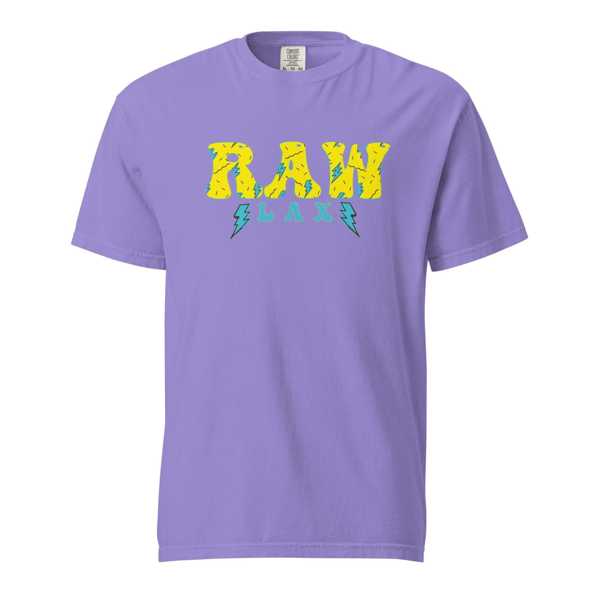 Raw LaxUnisex garment-dyed heavyweight t-shirt