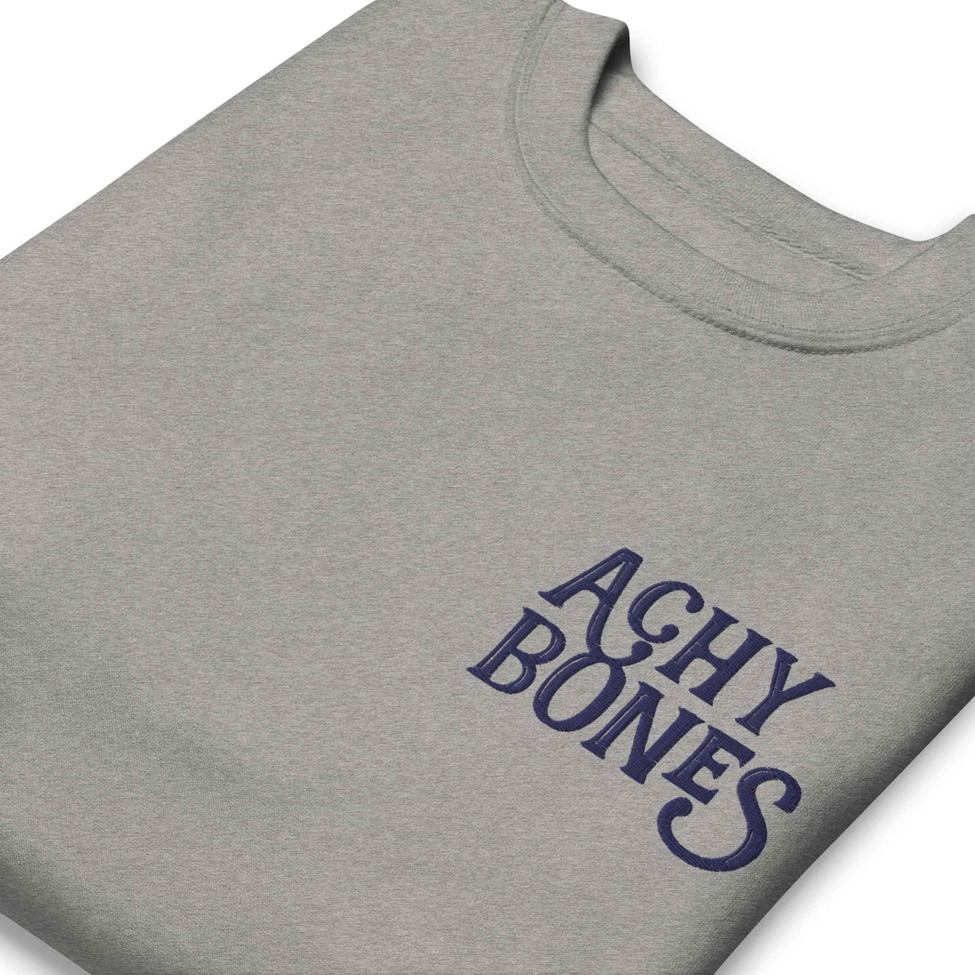 Achy Bones Embroidered Crewneck Sweatshirt