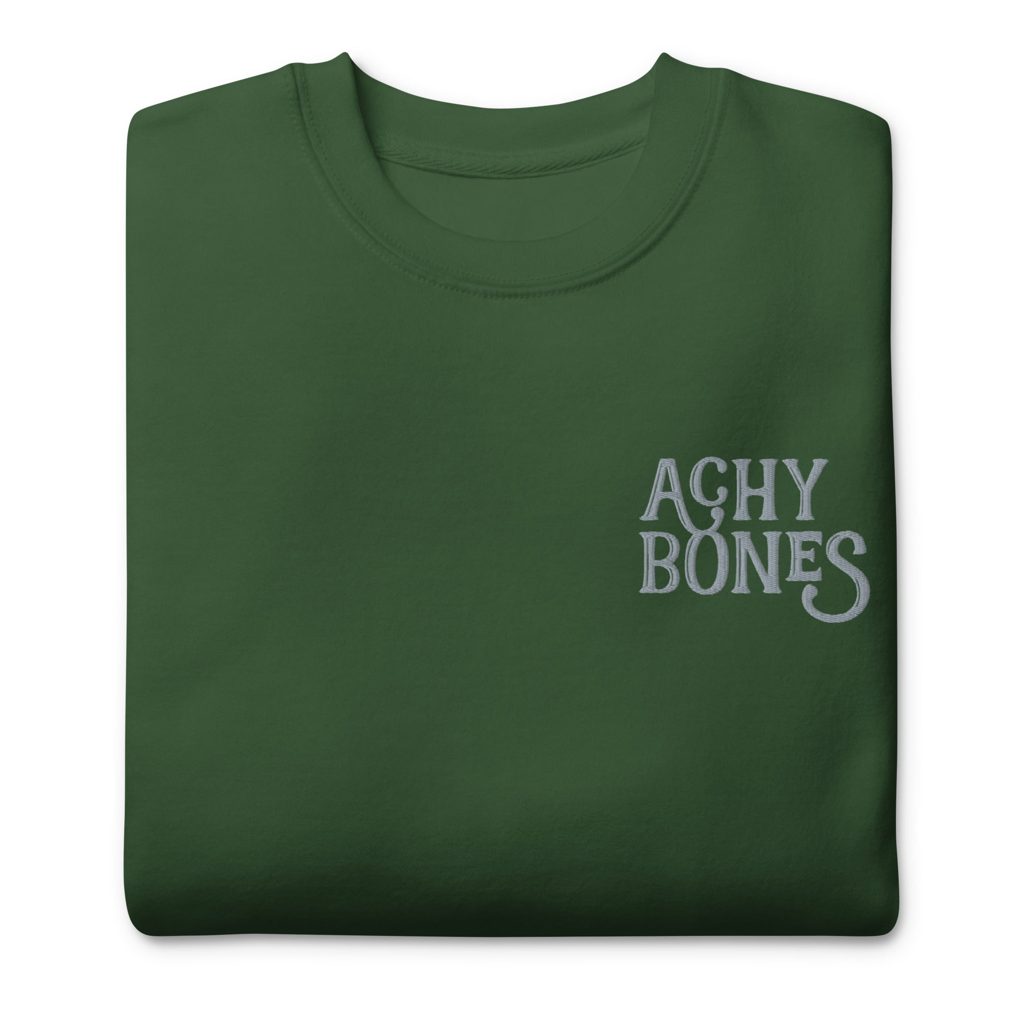 Achy Bones Embroidered Crewneck Sweatshirt