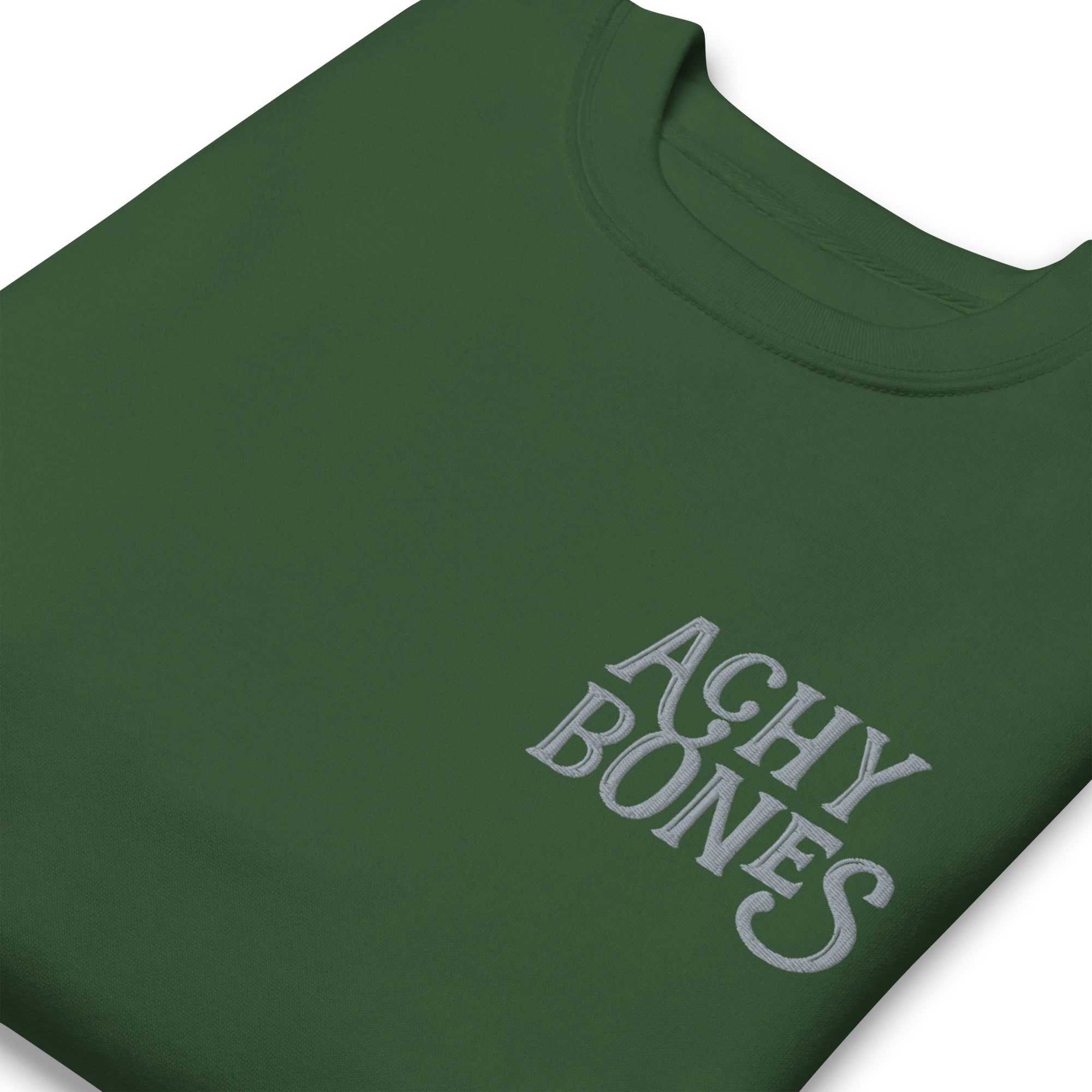 Achy Bones Embroidered Crewneck Sweatshirt