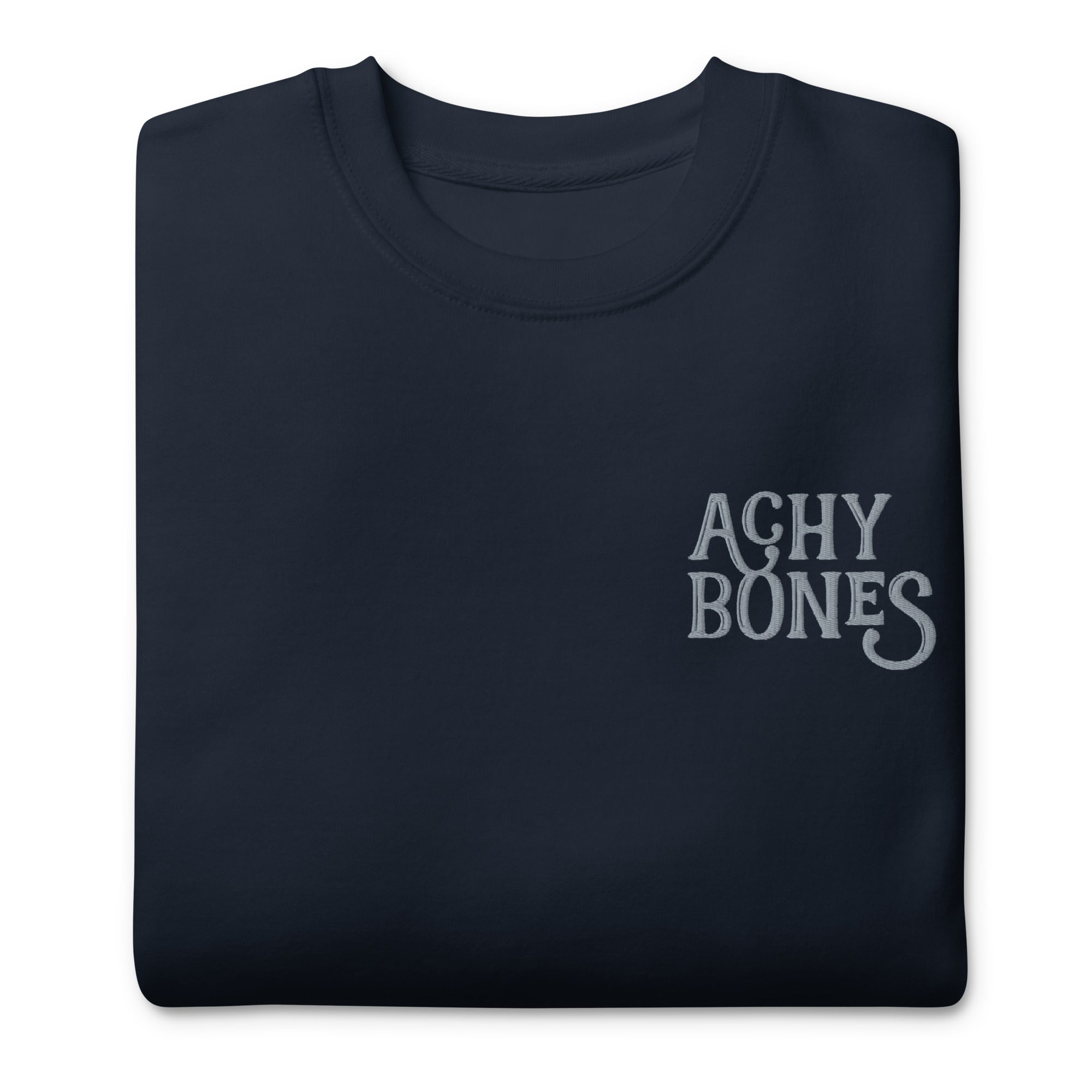 Achy Bones Embroidered Crewneck Sweatshirt