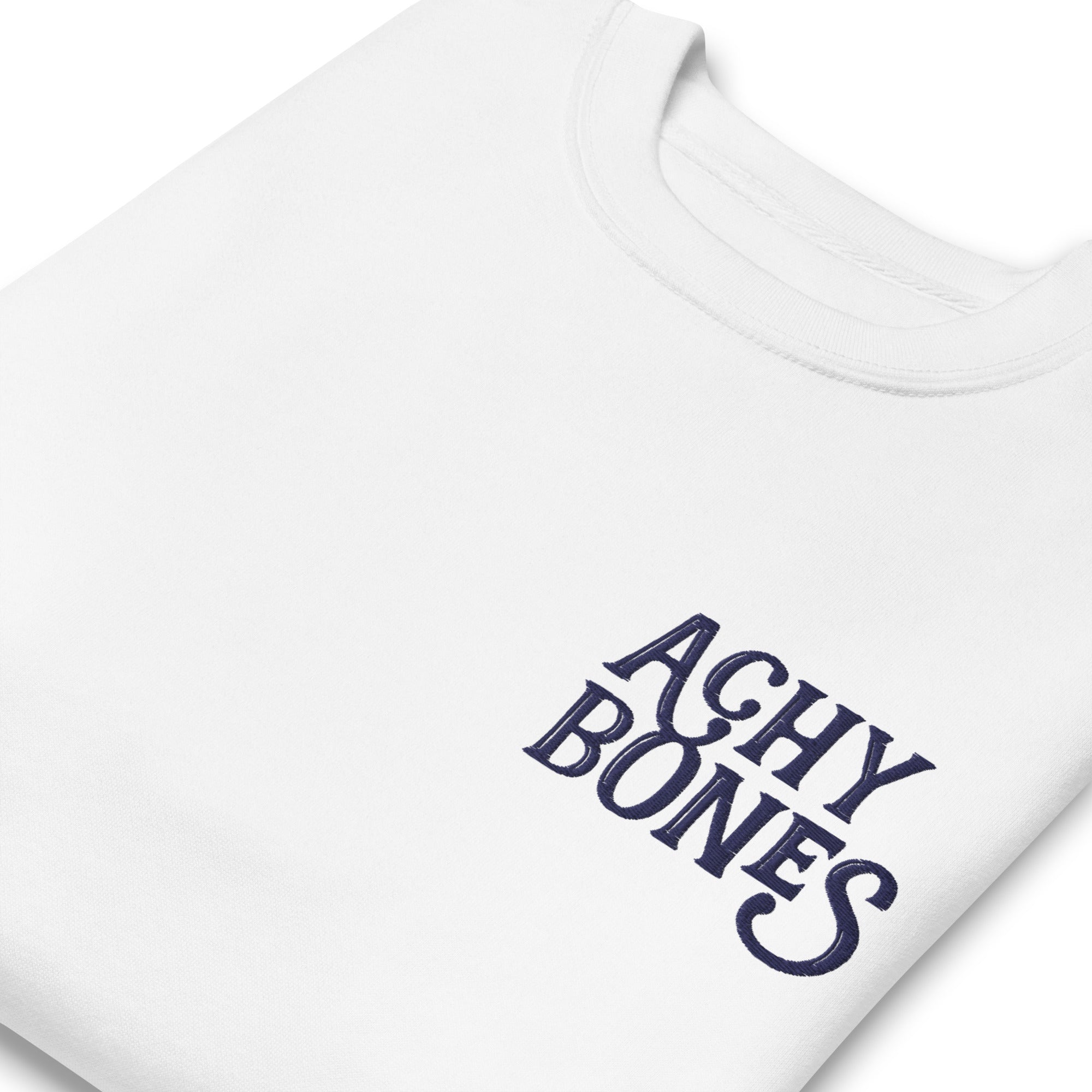 Achy Bones Embroidered Crewneck Sweatshirt