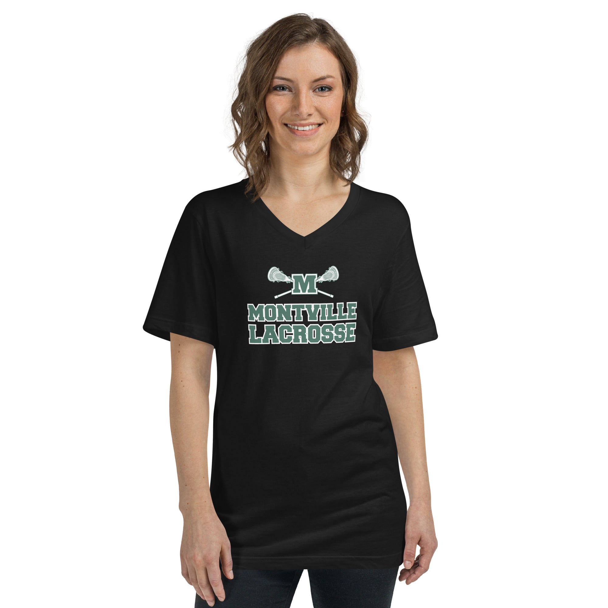 Montville Unisex Short Sleeve V-Neck T-Shirt