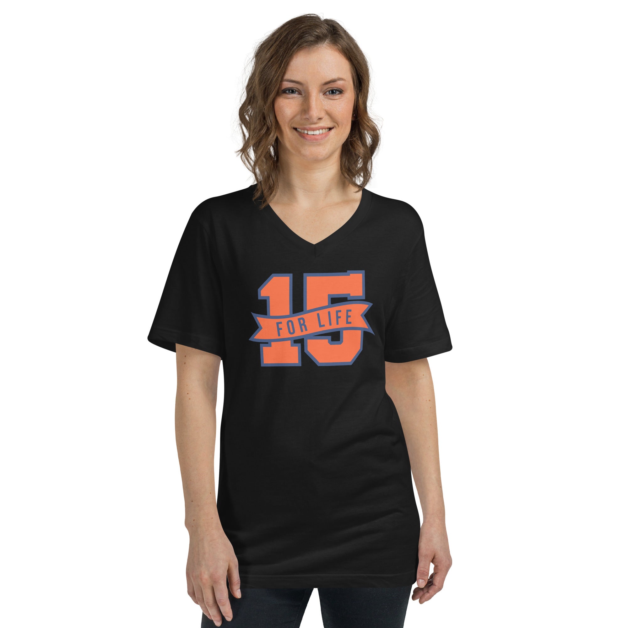 15 For Life Unisex V-Neck T-Shirt