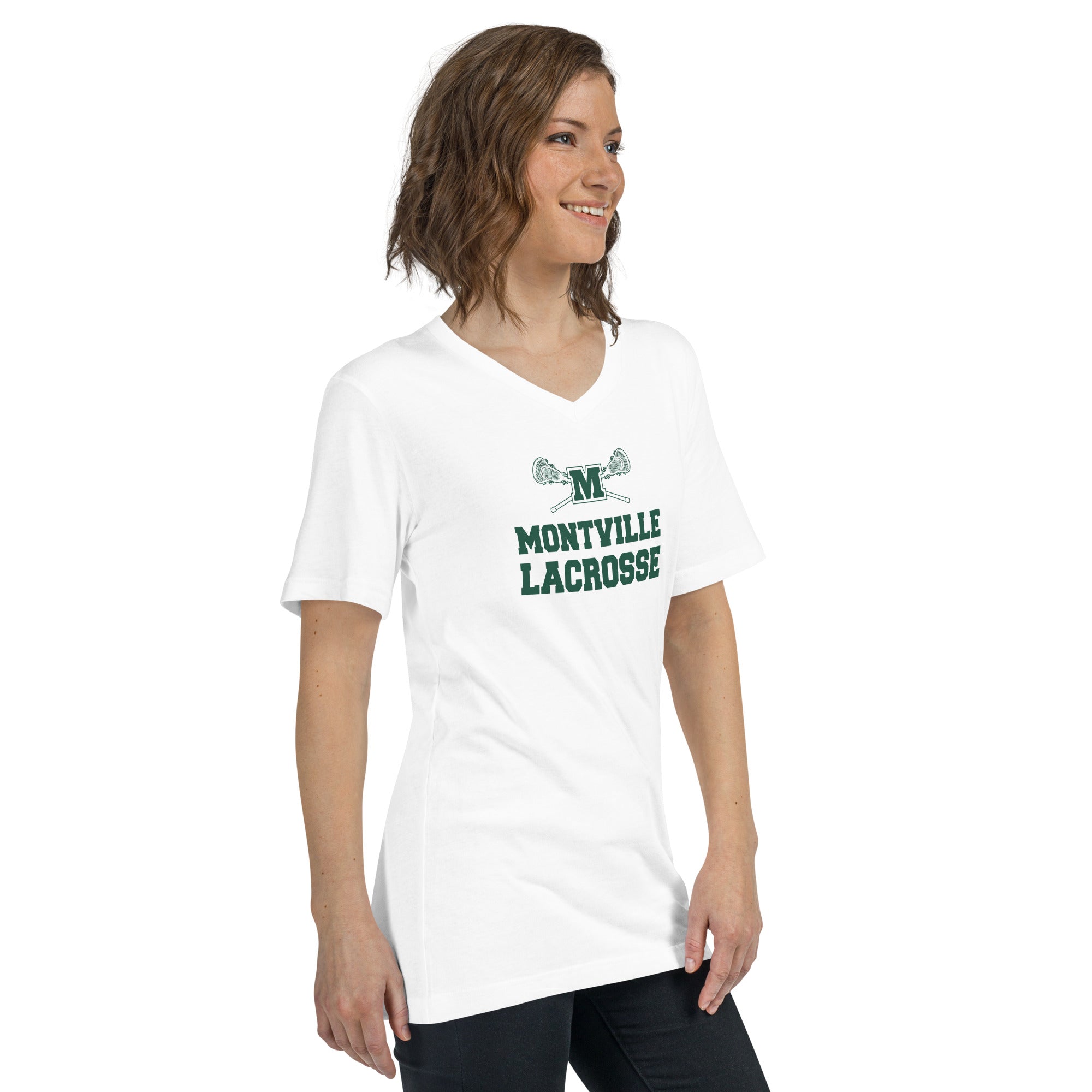 Montville Unisex Short Sleeve V-Neck T-Shirt