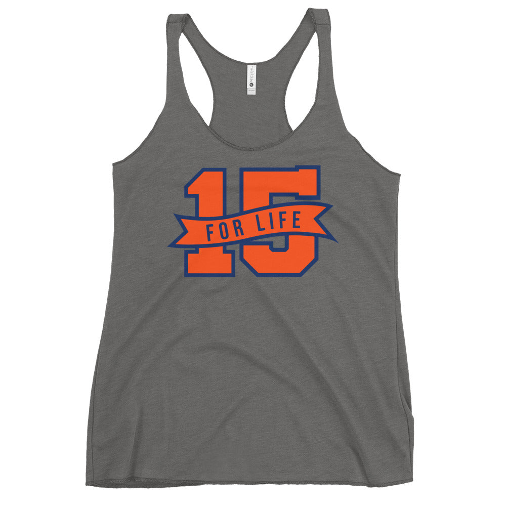 15 For Life Women's Racerback Tank